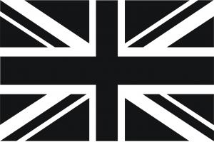 Stencil Schablone  Großbritannien Flagge